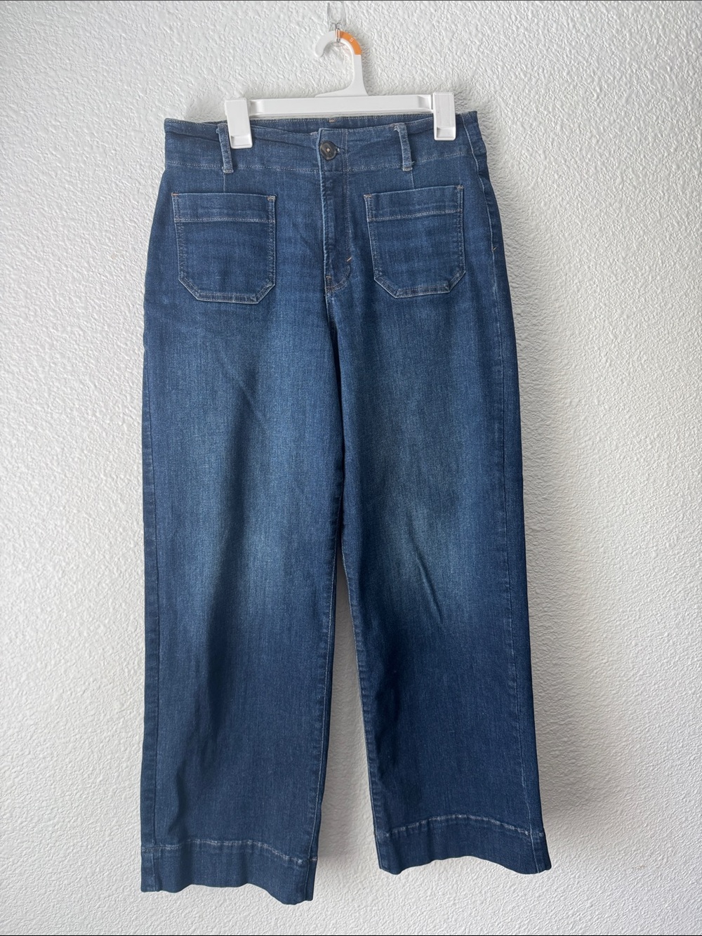 a.n.a Dark Blue Wide Leg Jeans